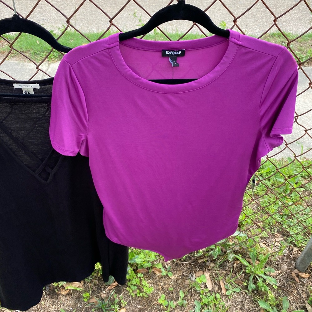 Express Women's Purple Top